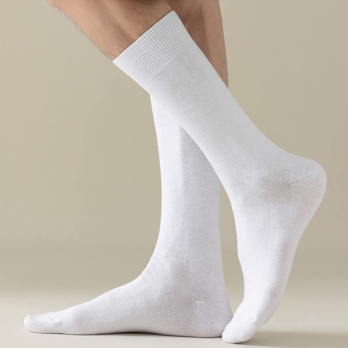 JORMATT Men's Lightweight Dress Socks, 8 Pairs