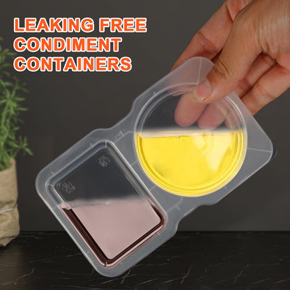 20-Pack Leakproof Snack Containers with Compartments