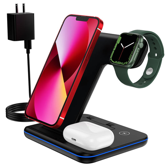 3-in-1 Wireless Charger for Apple Devices