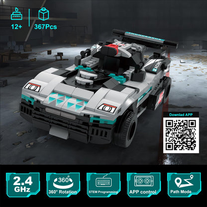 STEM Building Toys Remote Control Racing Car Set