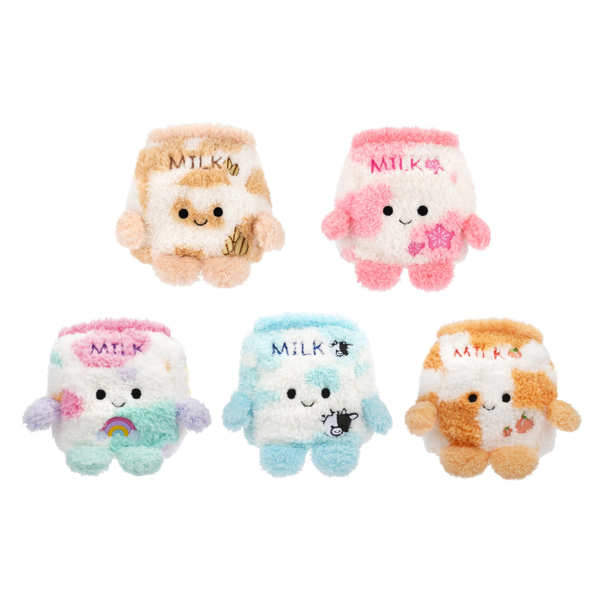 5 Pack BumBumz 4.5-Inch MooBumz Plush Toys