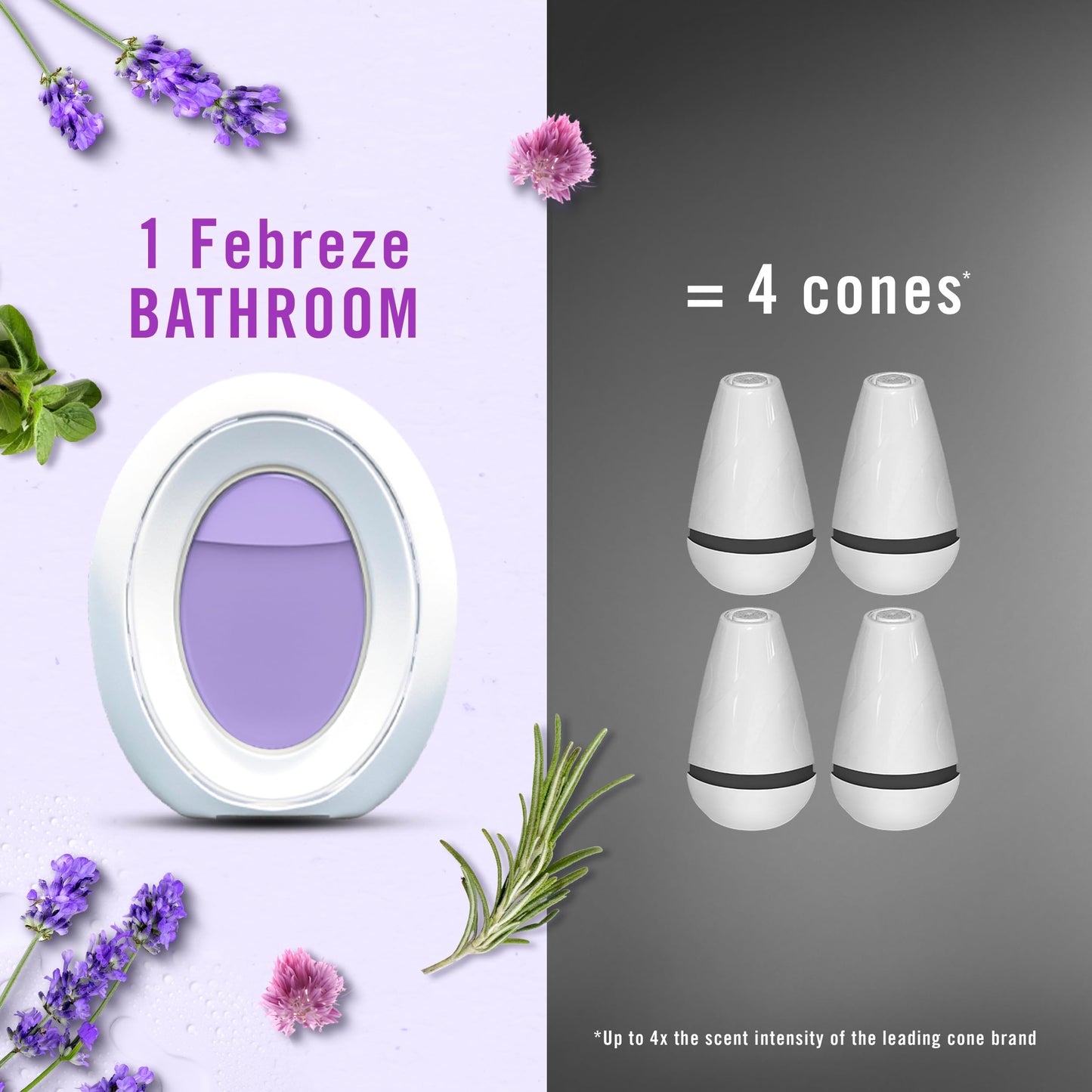Febreze Small Spaces Air Freshener, 2 Count