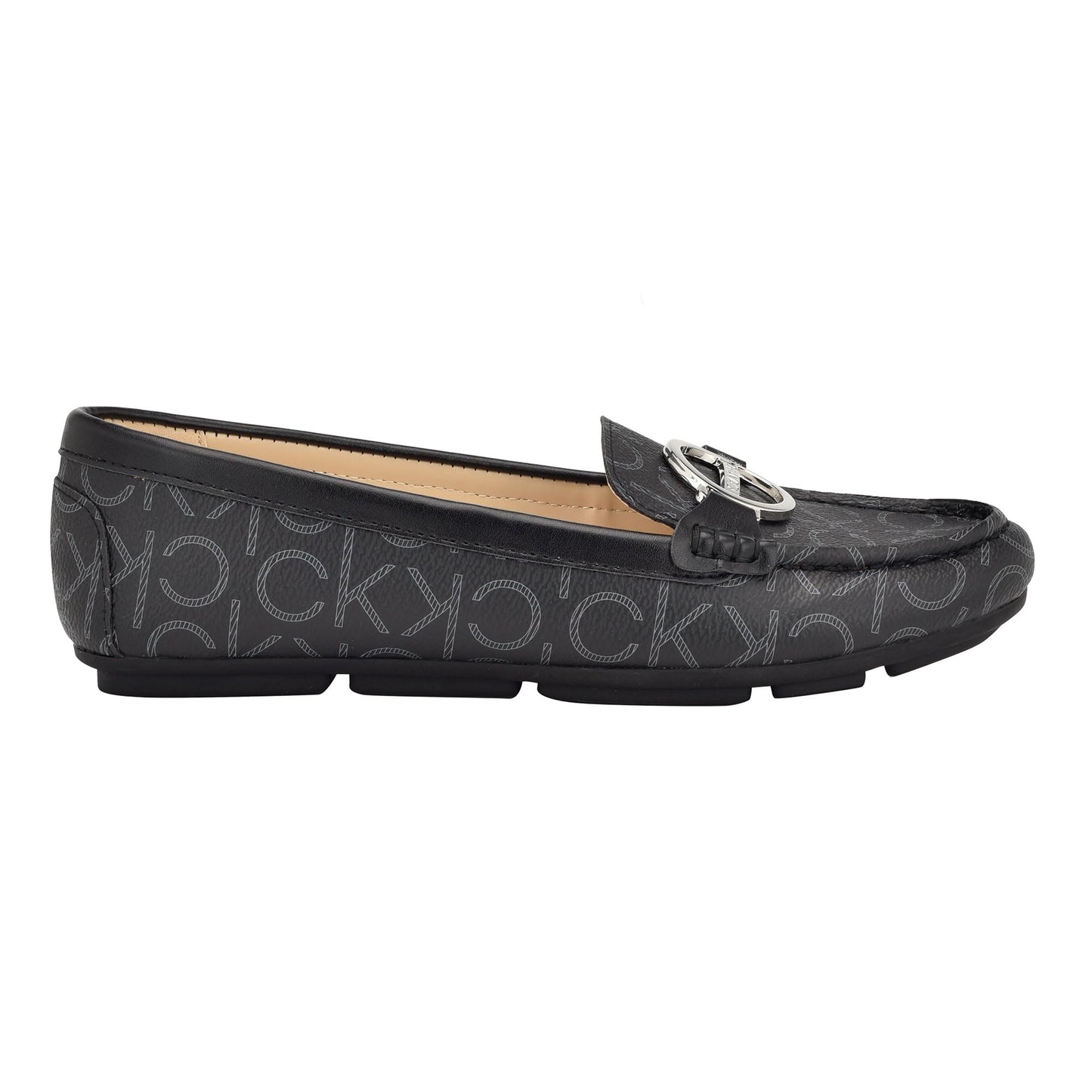 Calvin Klein Women's Layne Loafer, Black 002, 8