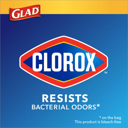 Glad Lemon Fresh Drawstring Trash Bags, 26 Ct