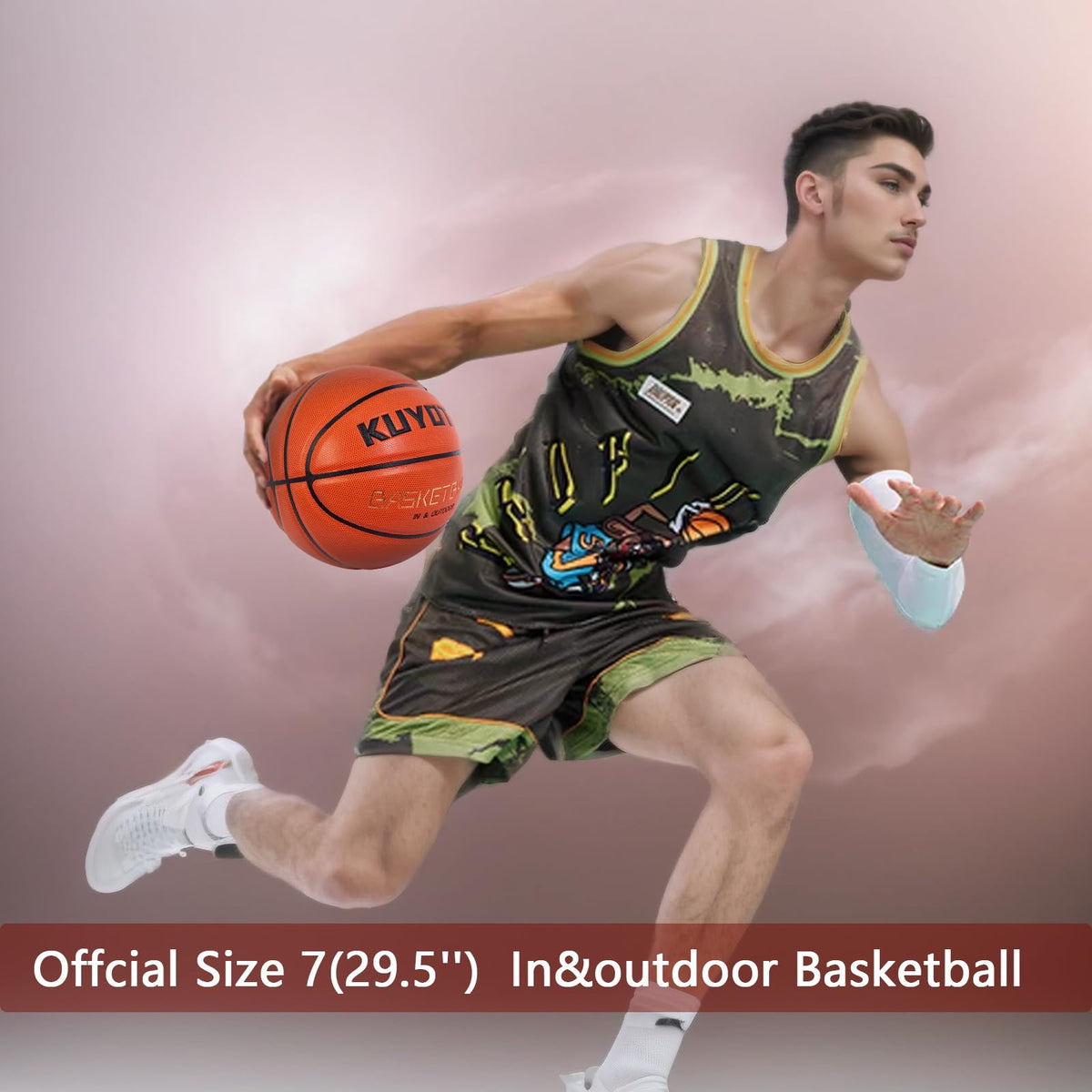 29.5" Size 7 Composite Leather Basketball for All