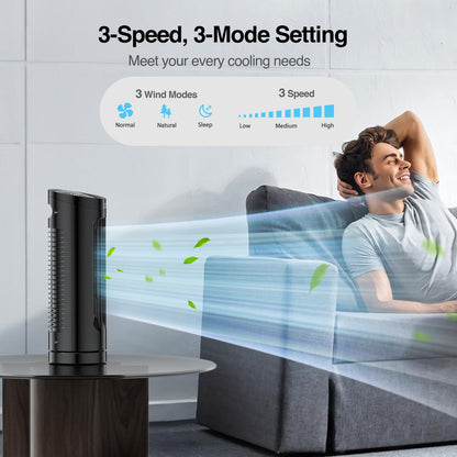 VCK 13" Bladeless Oscillating Tower Fan