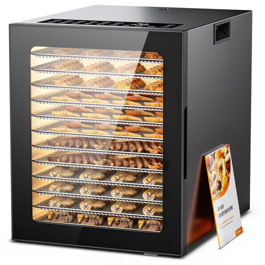 12-Tray Food Dehydrator for Jerky & Treats