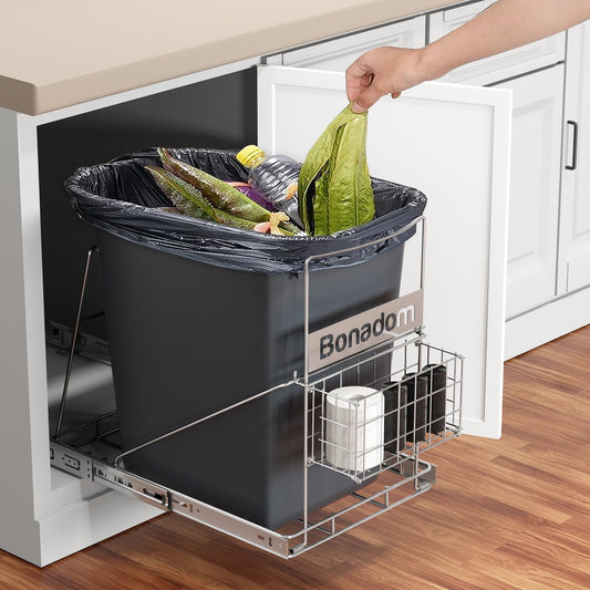 Pull Out Kitchen Trash Can Under Cabinet Kit