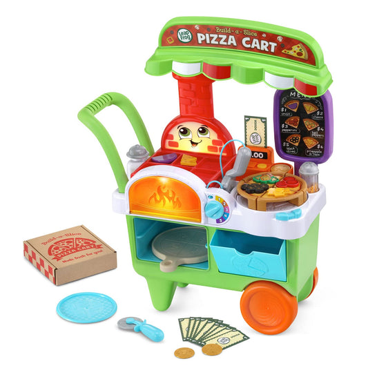 LeapFrog Build-a-Slice Pizza Cart for Kids