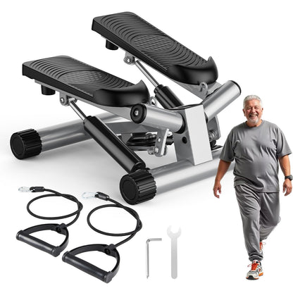 DUMOS Mini Stair Stepper with Resistance Bands