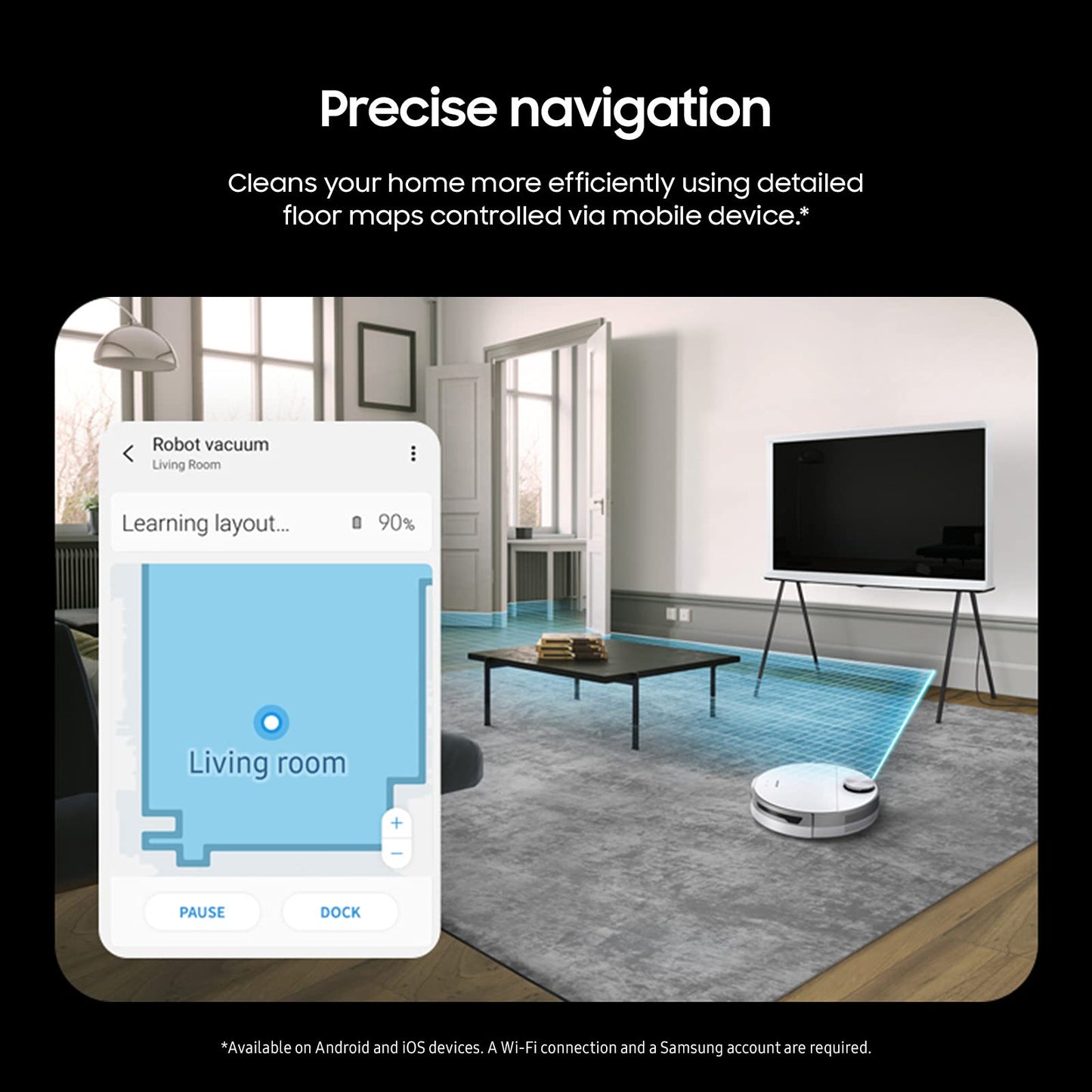 SAMSUNG Jet Bot+ Robot Vacuum Cleaner with Station