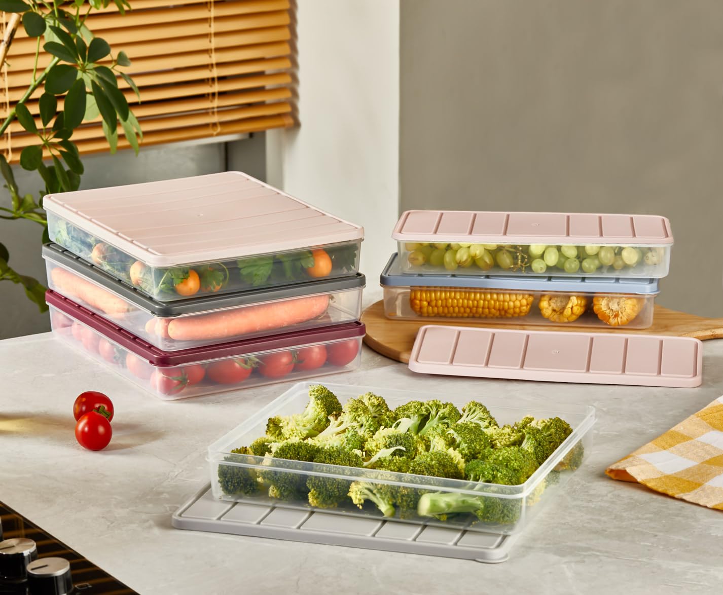Airtight Food Storage Containers, 12 Piece Set