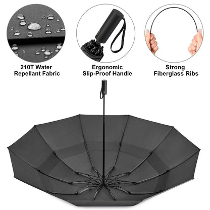 Prospo 62-Inch Windproof Travel Golf Umbrella