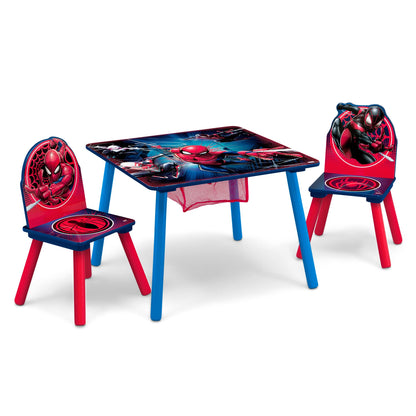 Delta Children Spider-Man Kids Table Set with Chairs