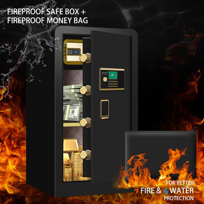 Extra Large Fireproof Safe with Lock Box