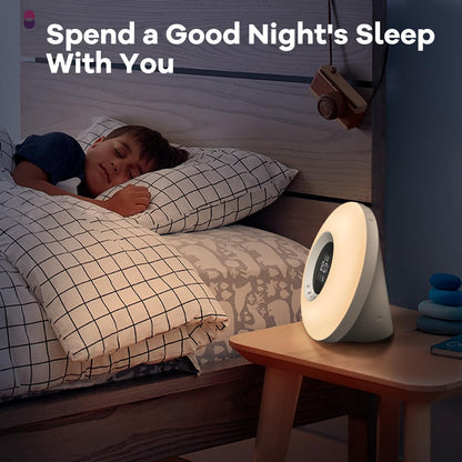 Sunrise Alarm Clock with Wake Light & Sounds