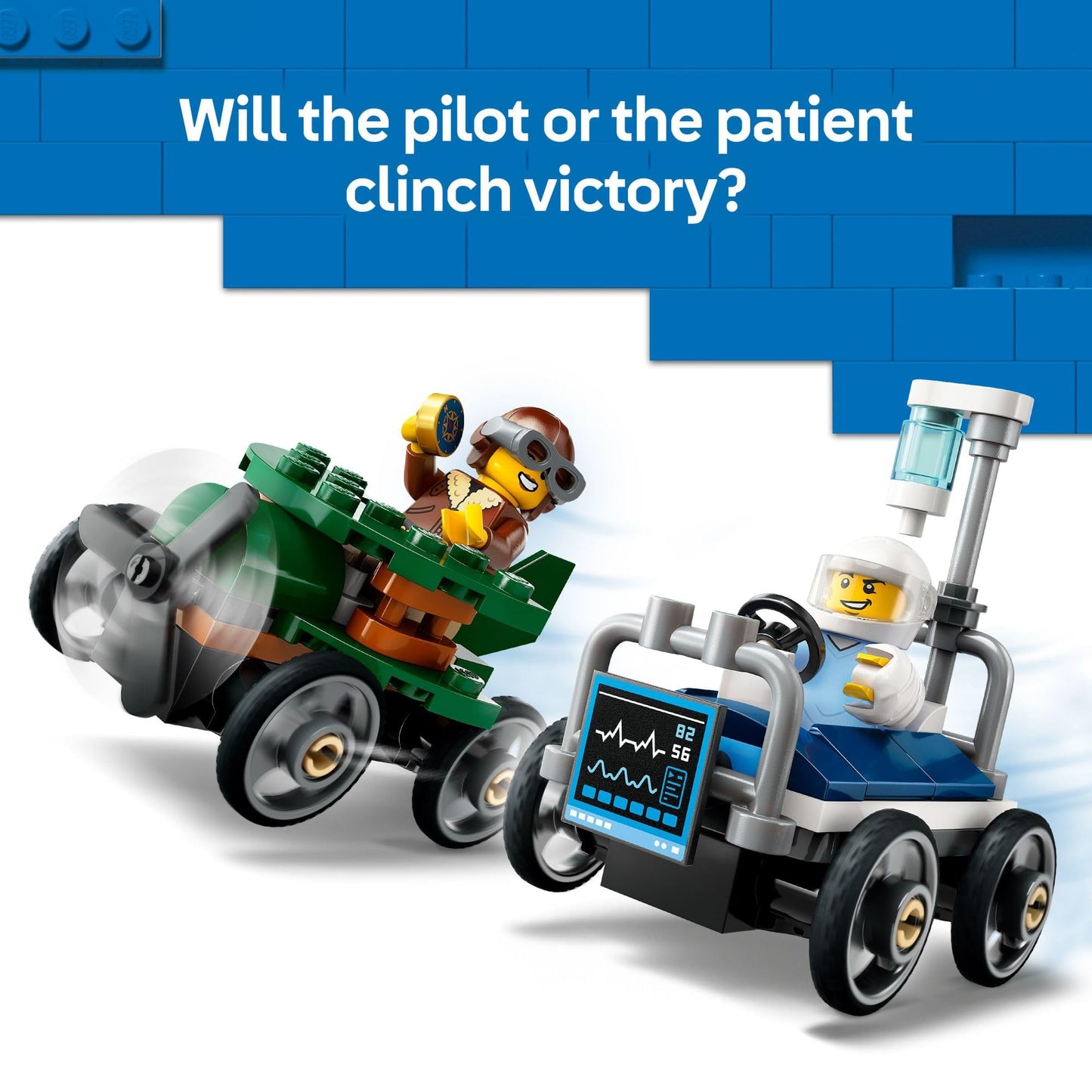 LEGO City Airplane & Race Car Toy Set