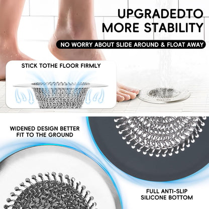 304 Stainless Steel Bathtub Drain Hair Catcher