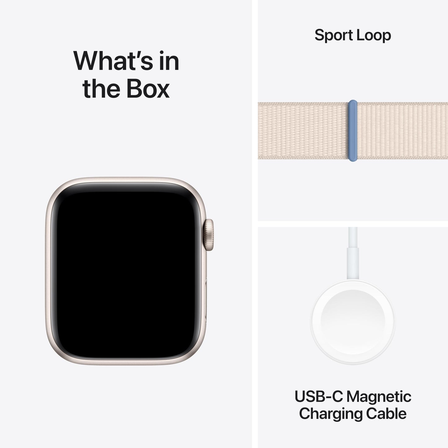 Apple Watch SE (2nd Gen) [GPS + Cellular 44mm] Smartwatch with Starlight Aluminum Case with Starlight Sport Loop Fitness & Sleep Tracker, Crash Detection, Heart Rate Monitor, Carbon Neutral