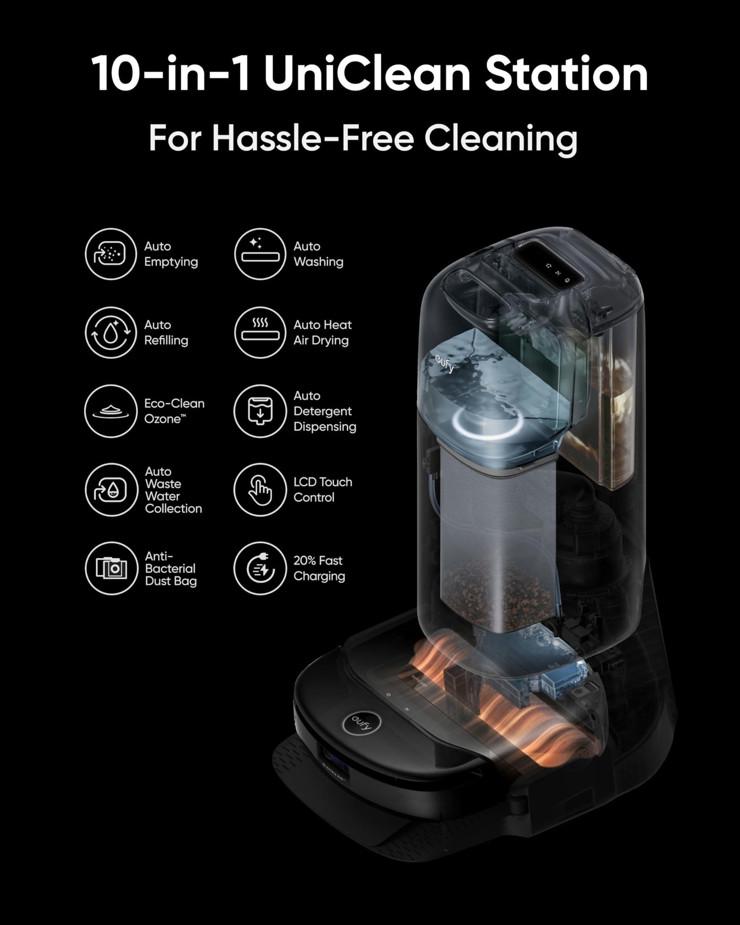 eufy Robot Vacuum and Mop Combo with Station