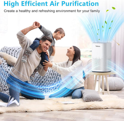 Tailulu H13 HEPA Air Purifier for Large Rooms Up to 1500ft²