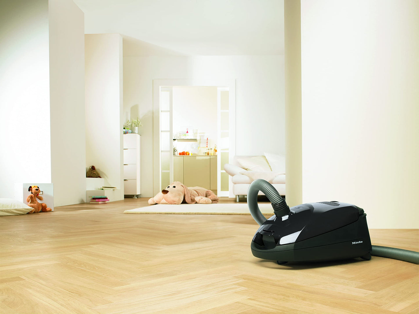 Miele Classic C1 Bagged Canister Vacuum, Grey
