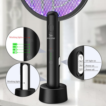 PALONE 2 in 1 Electric Fly Swatter Zapper
