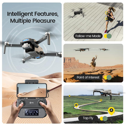 Holy Stone HS360S 4K GPS Drone with 3 Batteries
