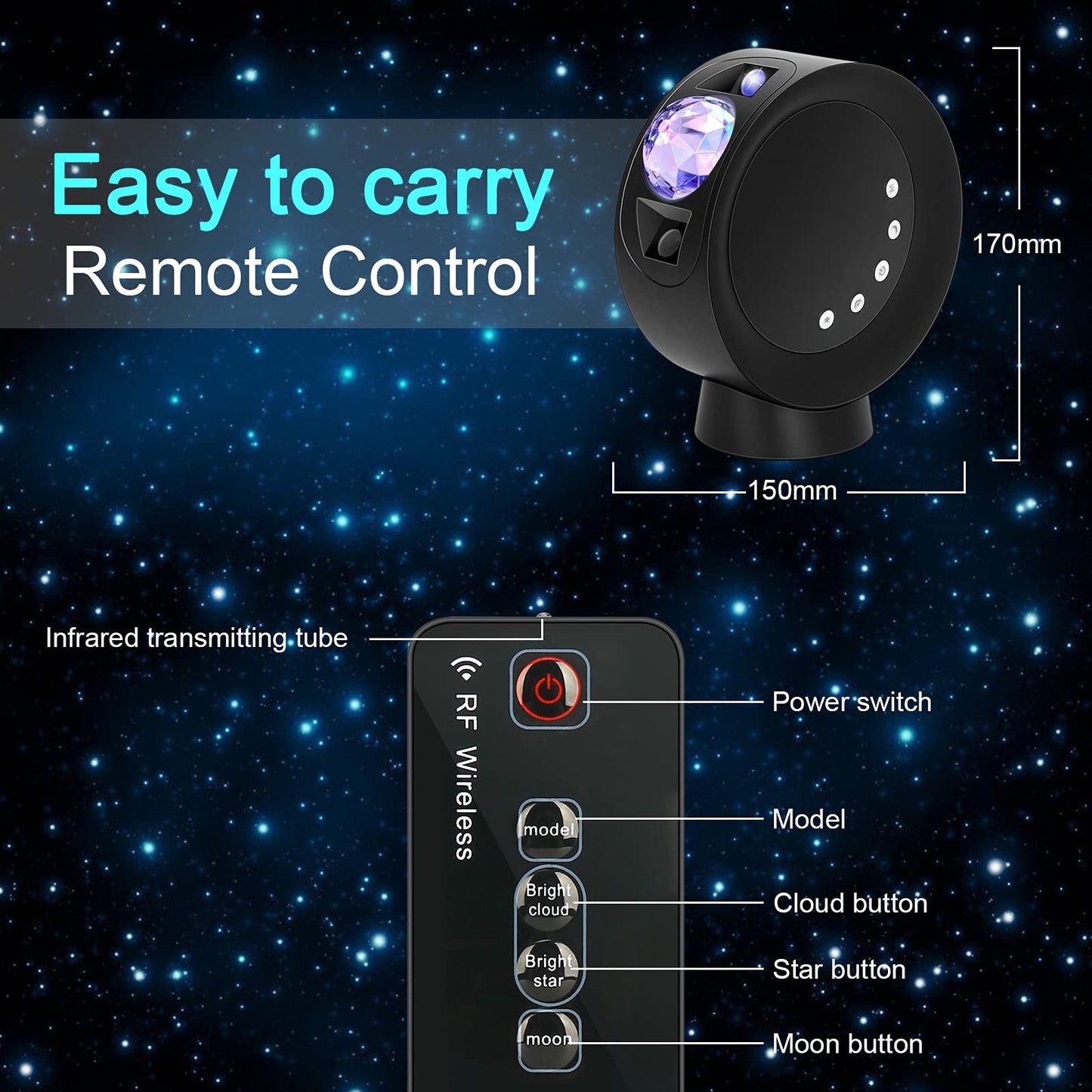 LED Sky Projector Night Lamp by LitEnergy