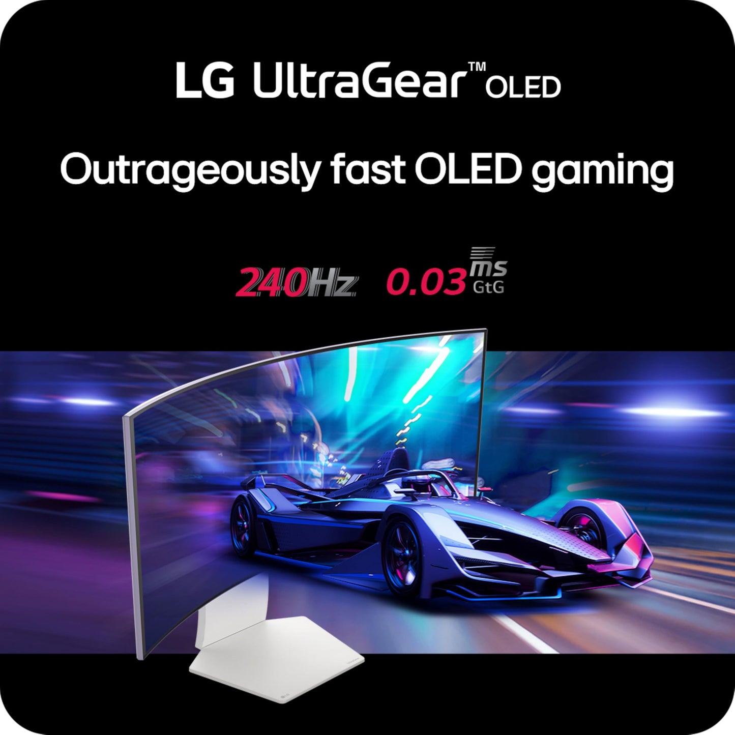 34-inch LG Ultragear Curved Gaming Monitor 240Hz