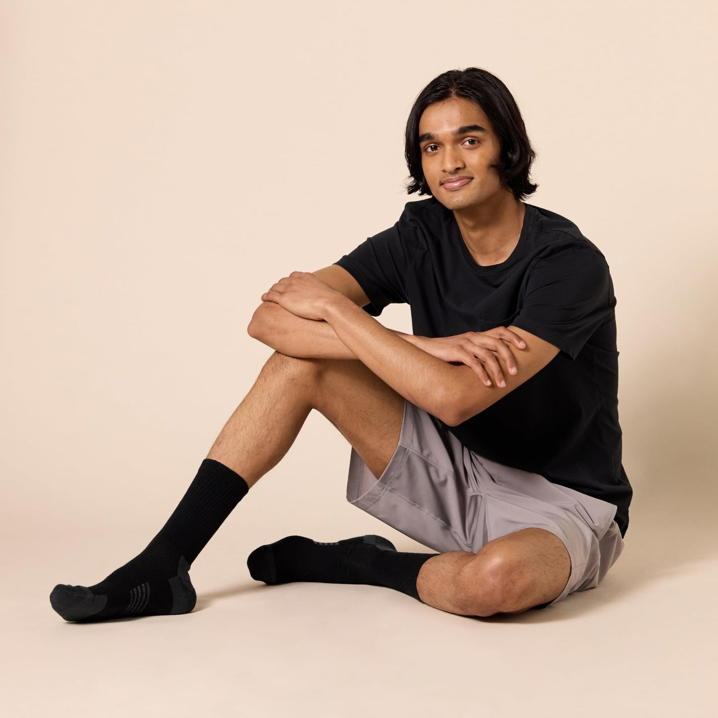 Amazon Essentials Athletic Cotton Crew Socks, 6 Pairs