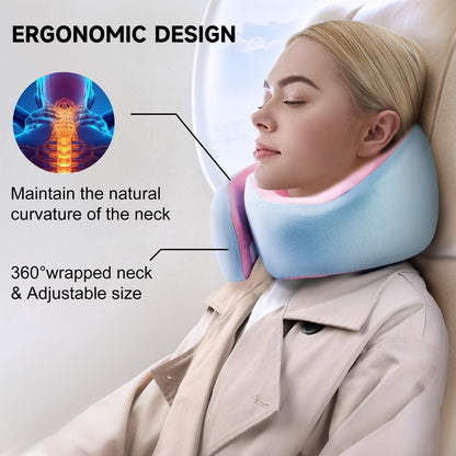 360° Memory Foam Travel Neck Pillow by Mrsdry