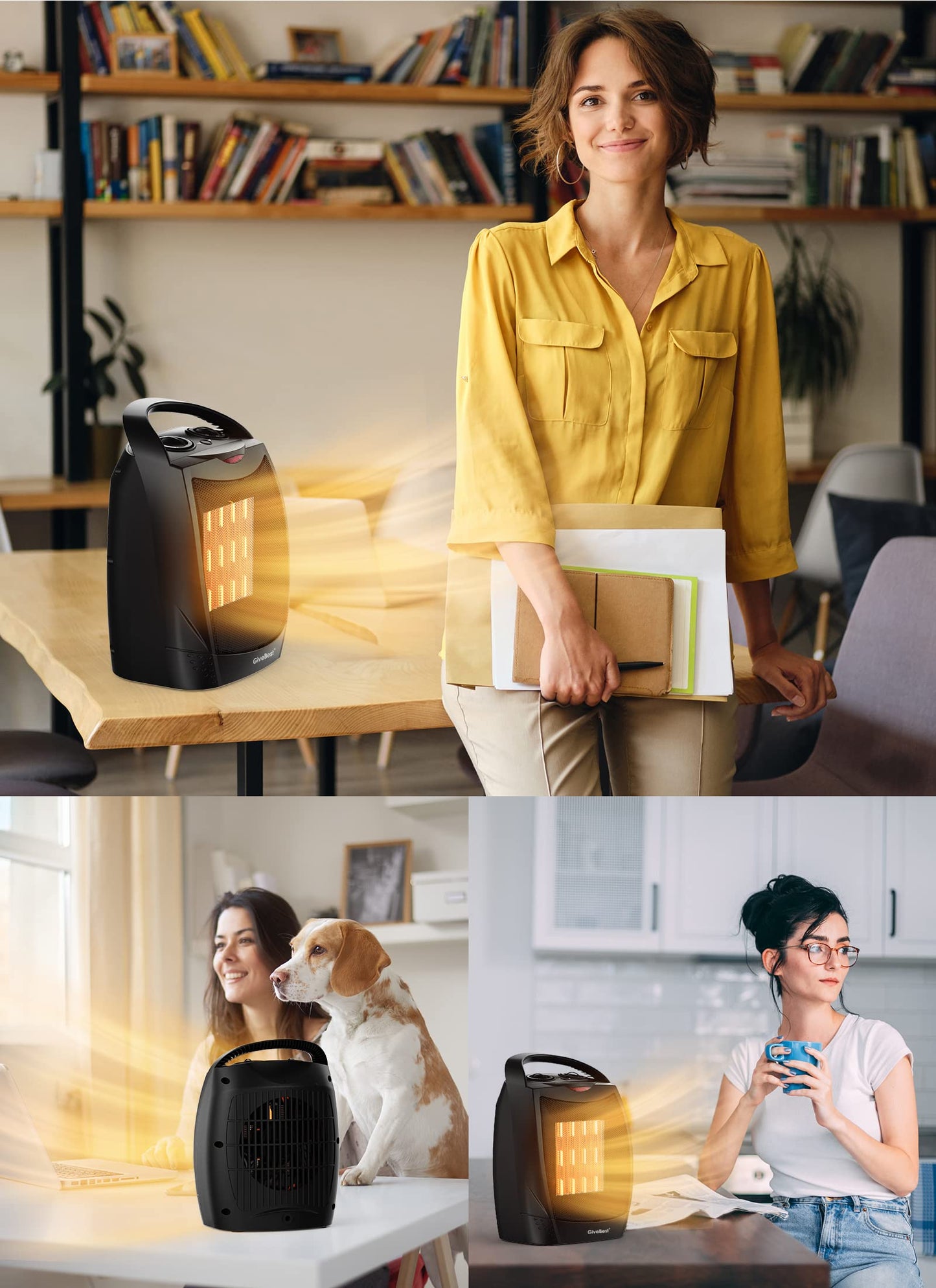 GiveBest Portable Electric Space Heater 1500W