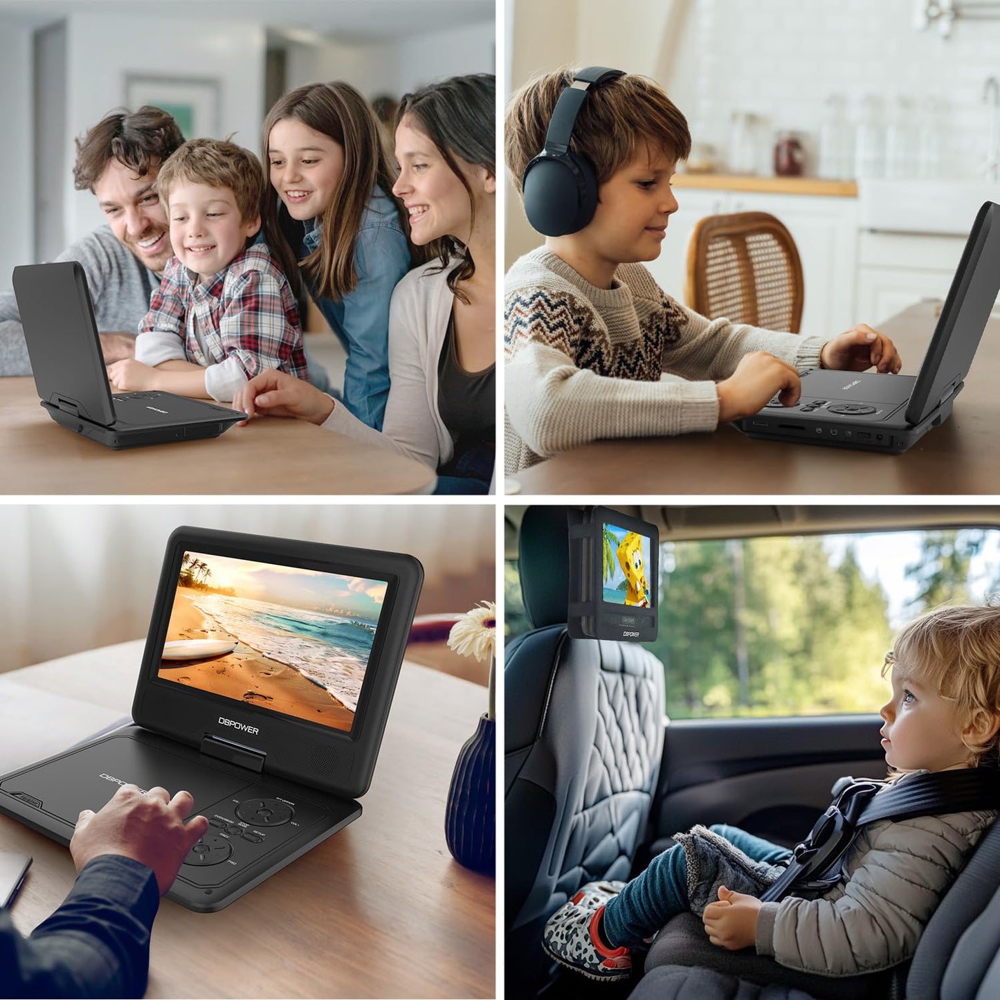 11.5" Portable DVD Player with 5-Hour Battery
