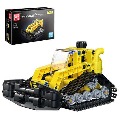 Mould King Snow Groomer Truck Bulldozer Building Toys, Creative STEM Models 24015 Building Blocks Kit, Collectible Ideas Construction Toys Truck Model Snow Groomer for Kids 8+(188PCS)