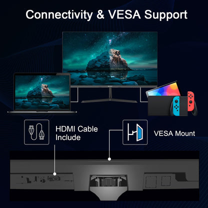 SANSUI 24" 100Hz IPS 1080P Monitor!