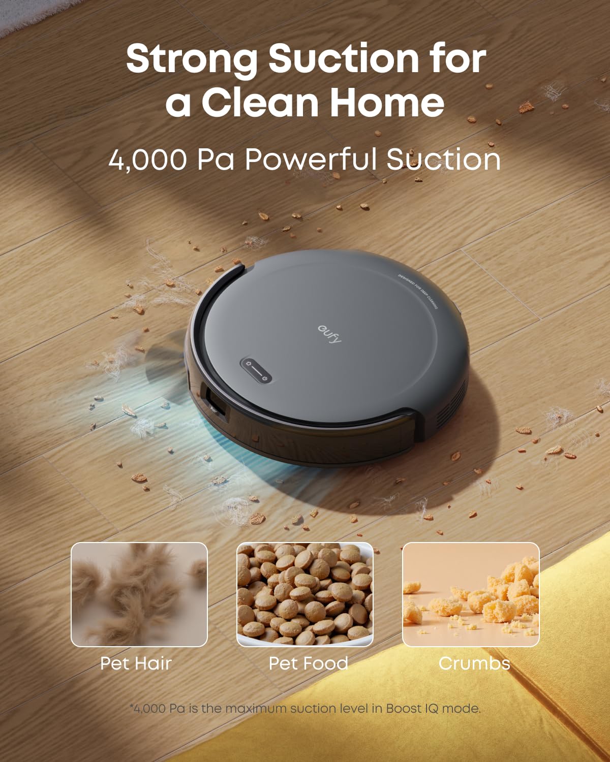 eufy Robot Vacuum with Self-Emptying Station