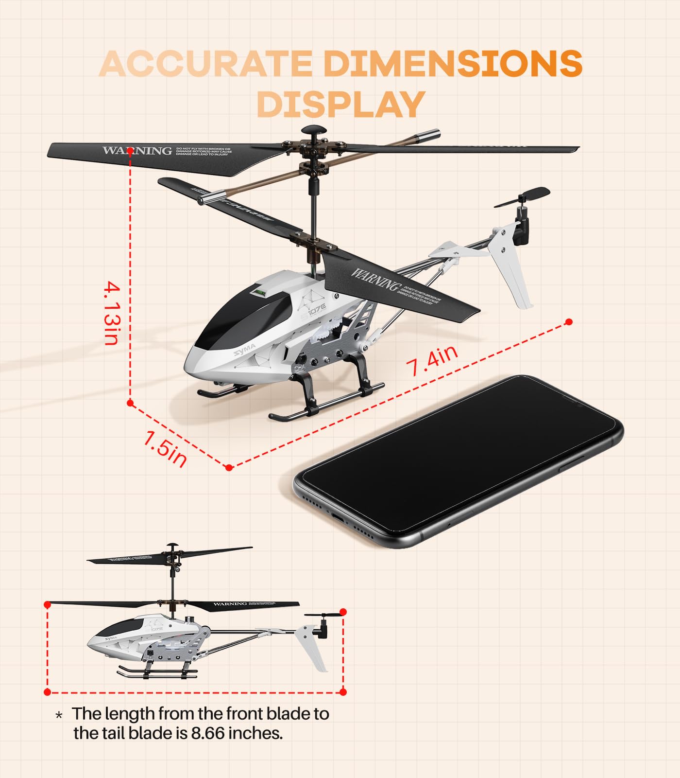 SYMA RC Helicopter with Altitude Hold & Gyro