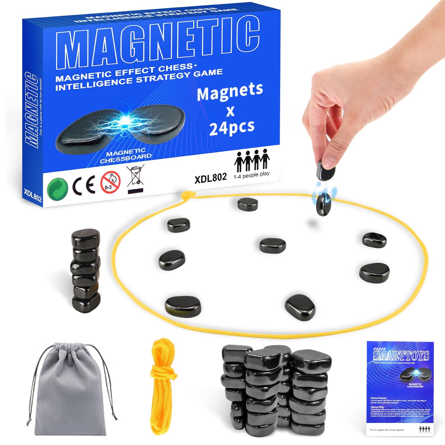 Magnetic Chess Game for Kids and Adults