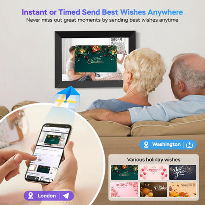 Digital Photo Frame 10.1" WiFi Touch Screen
