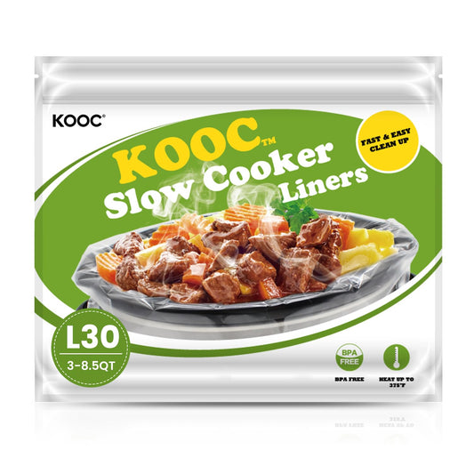 KOOC Disposable Slow Cooker Liners 30 Count