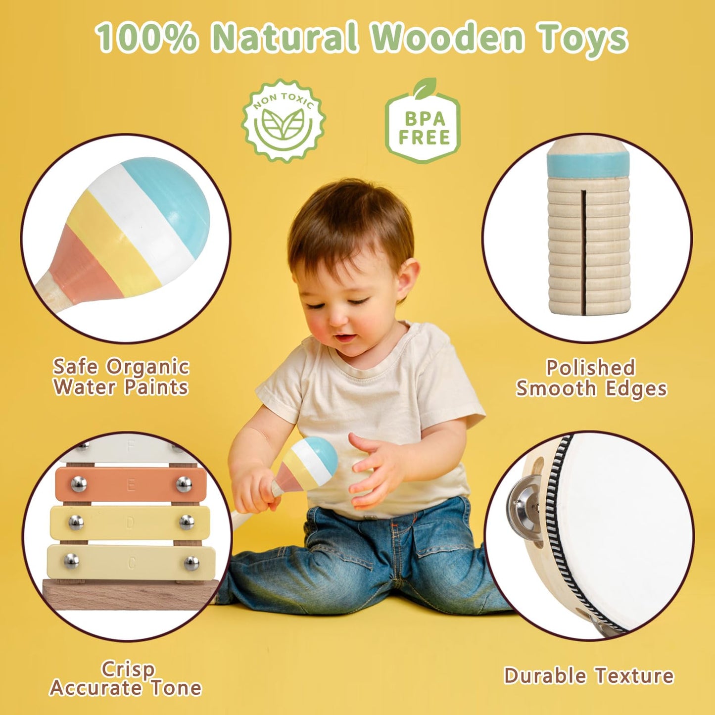 Toddler Musical Instruments Set by KIECIK