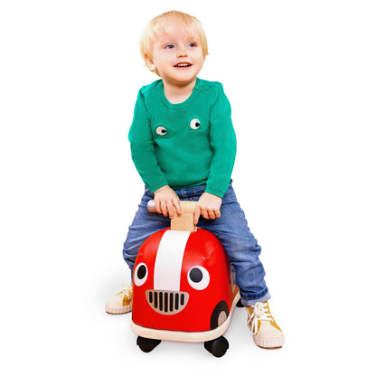 Battat Wooden Racer Push Car for Toddlers