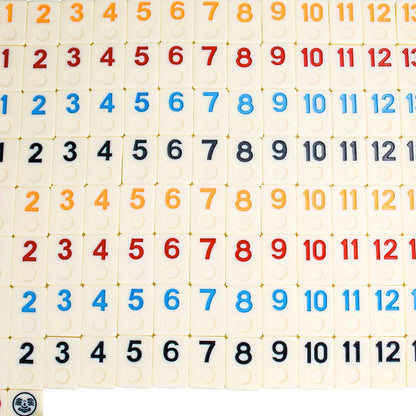 Rummy Cube Game Set with 106 Tiles