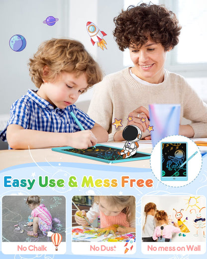 FLUESTON 10-Inch LCD Writing Tablet for Kids