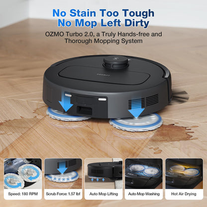 ECOVACS Robot Vacuum and Mop with 10000Pa Suction