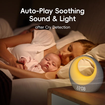 Baby Sound Machine with Night Lights & App Control