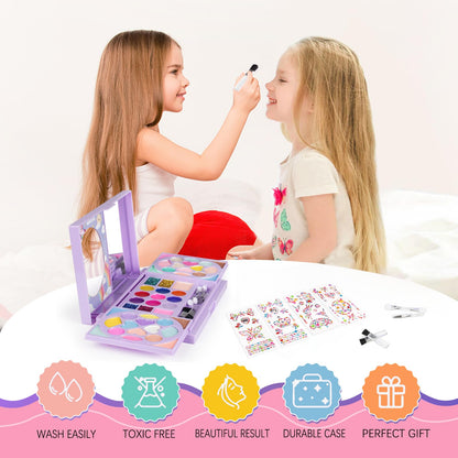 Kids Washable Makeup Kit for Girls 3+ Years