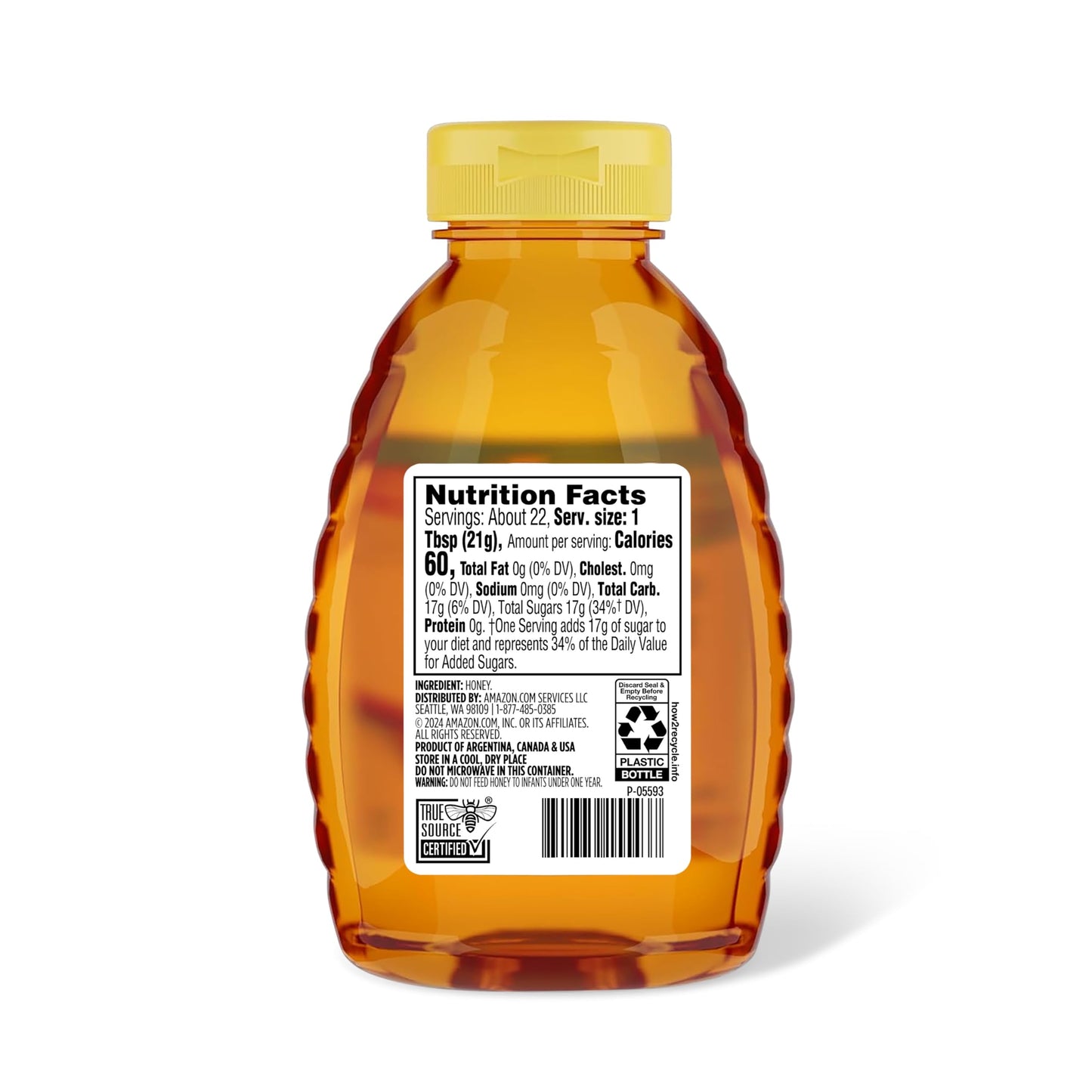 Amazon Grocery Golden Pure Honey 16 Oz
