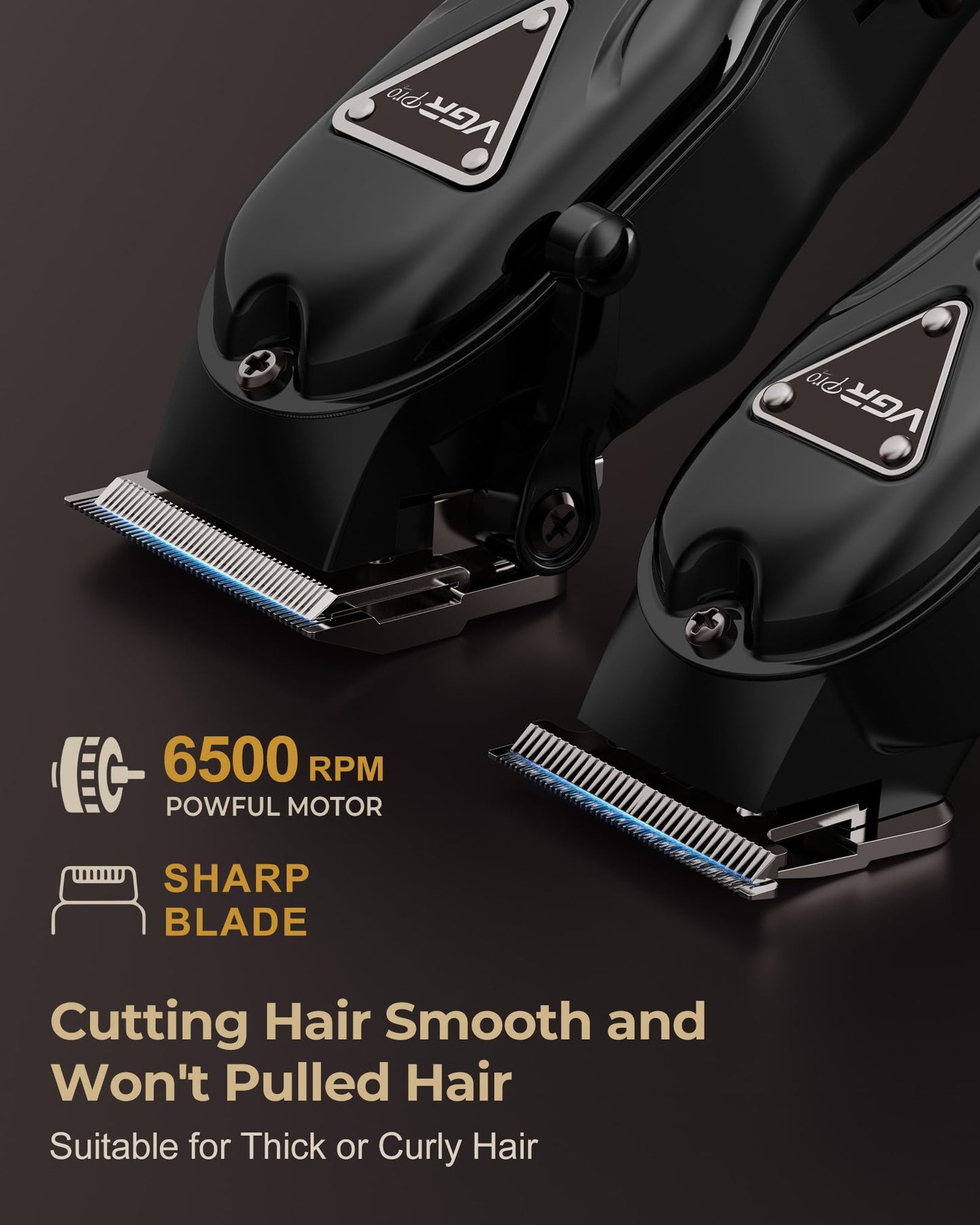 VGRPRO Men's Cordless Clipper and Trimmer Set